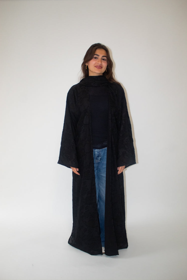 Rose Noir Abaya