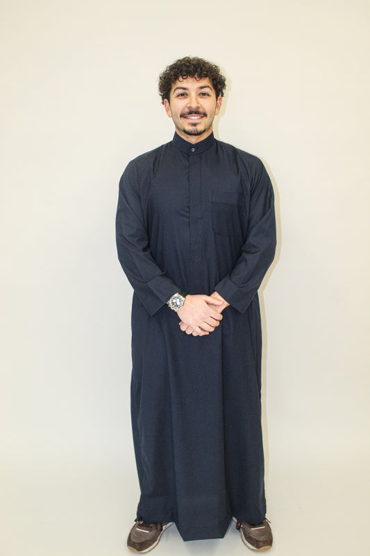 Midnight Thobe (Regular Collar)