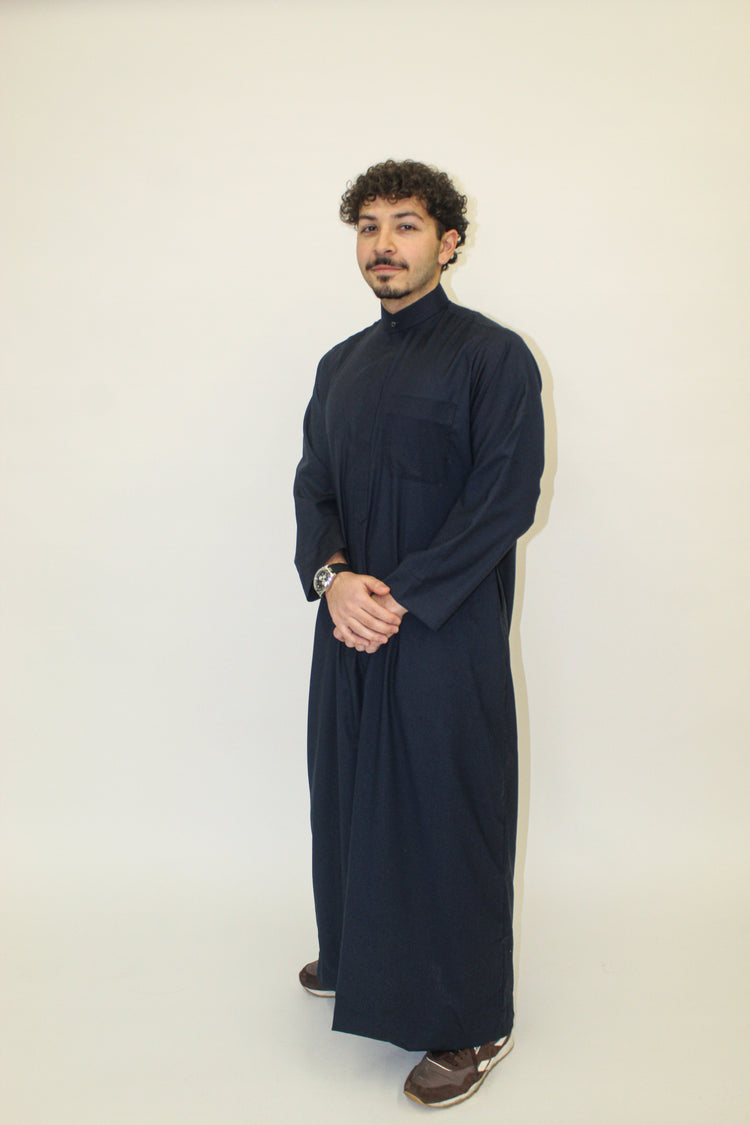 Midnight Thobe (Regular Collar)