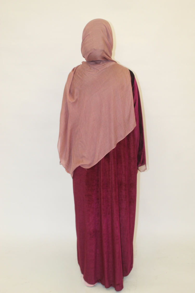 Ruby Night Abaya