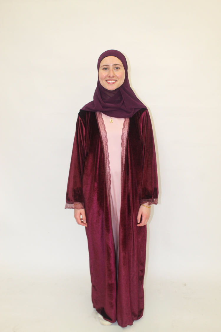Ruby Night Abaya