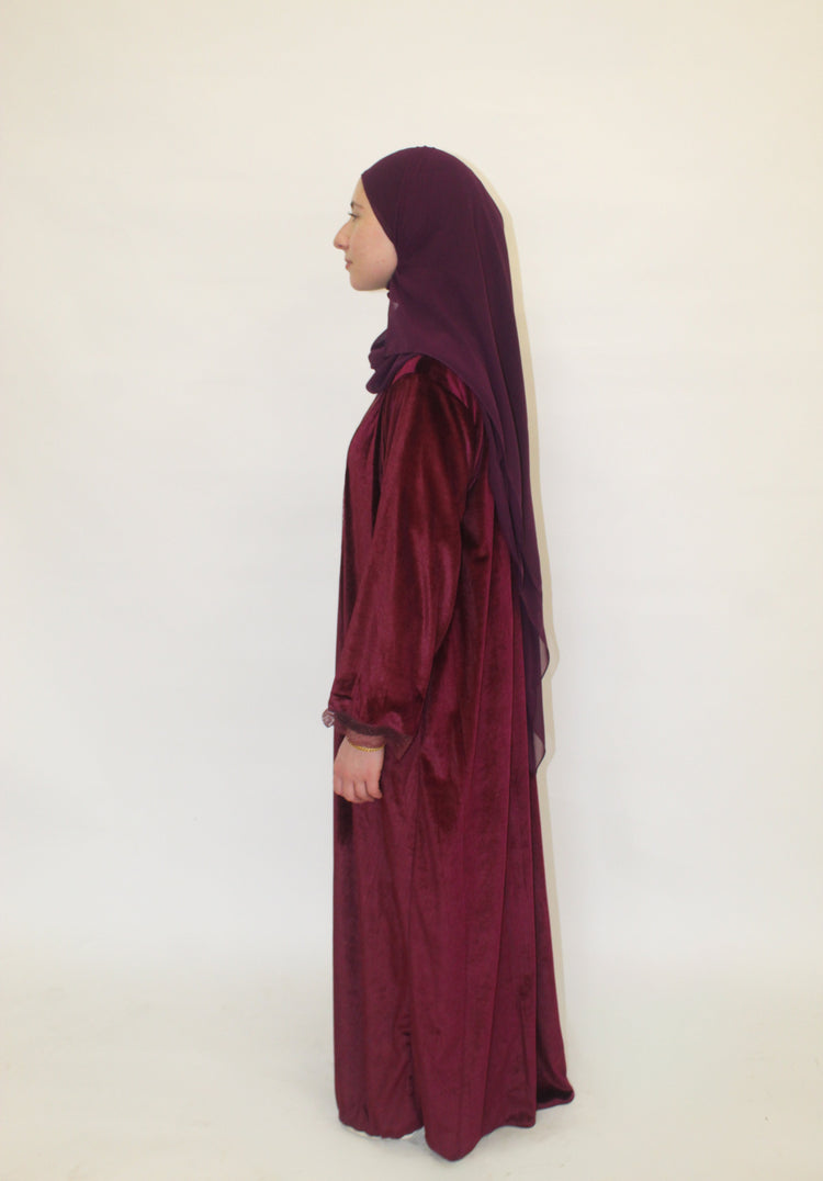 Ruby Night Abaya
