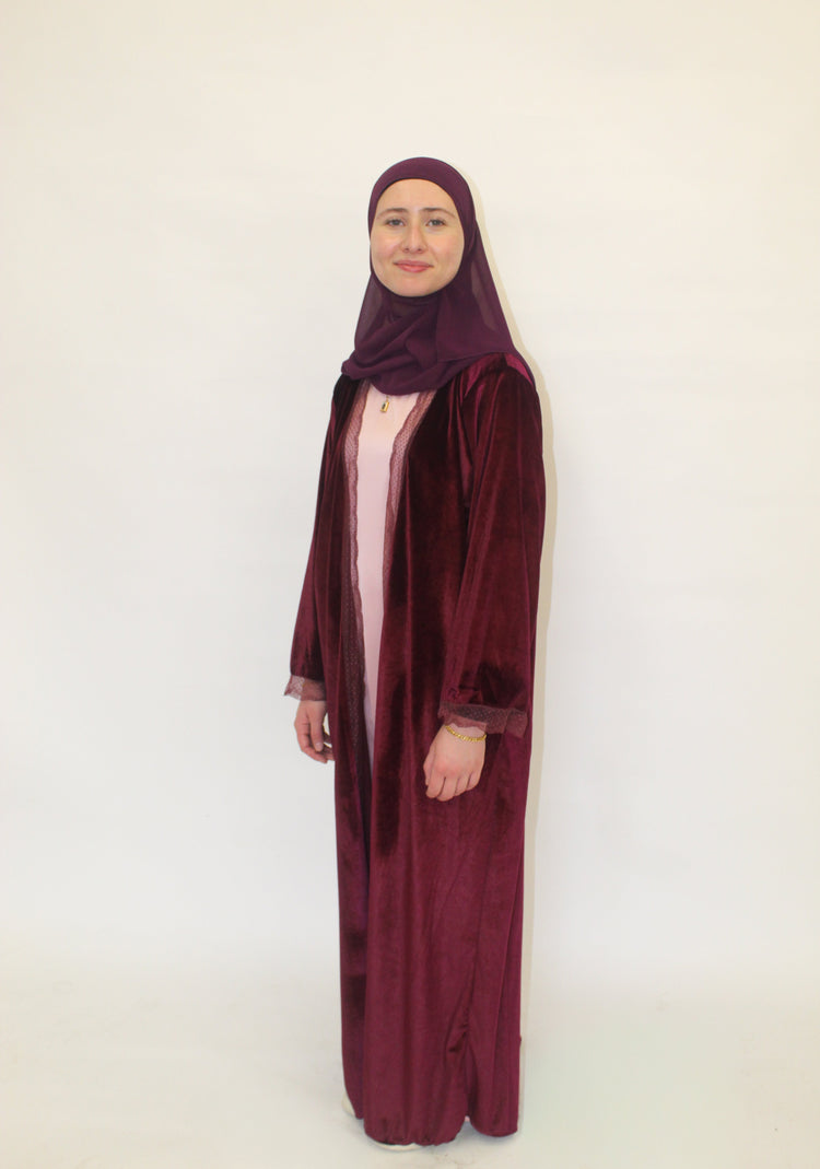 Ruby Night Abaya