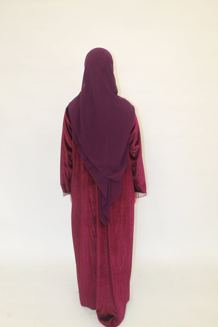 Ruby Night Abaya