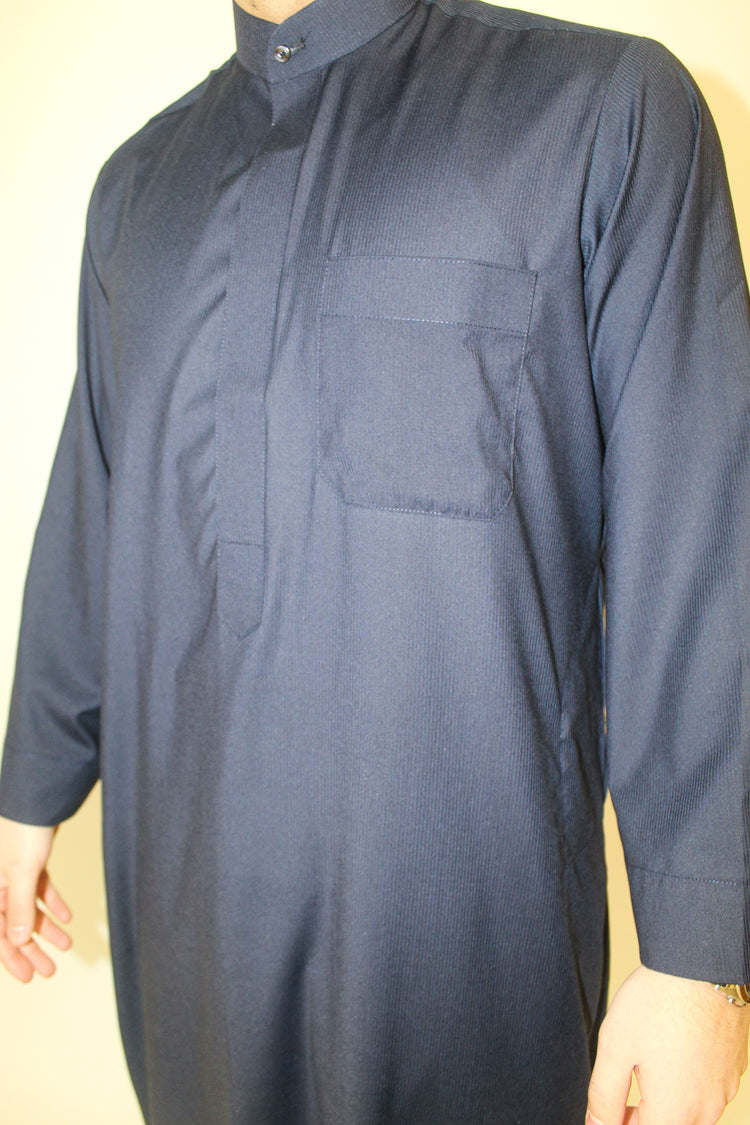 Midnight Thobe (Regular Collar)