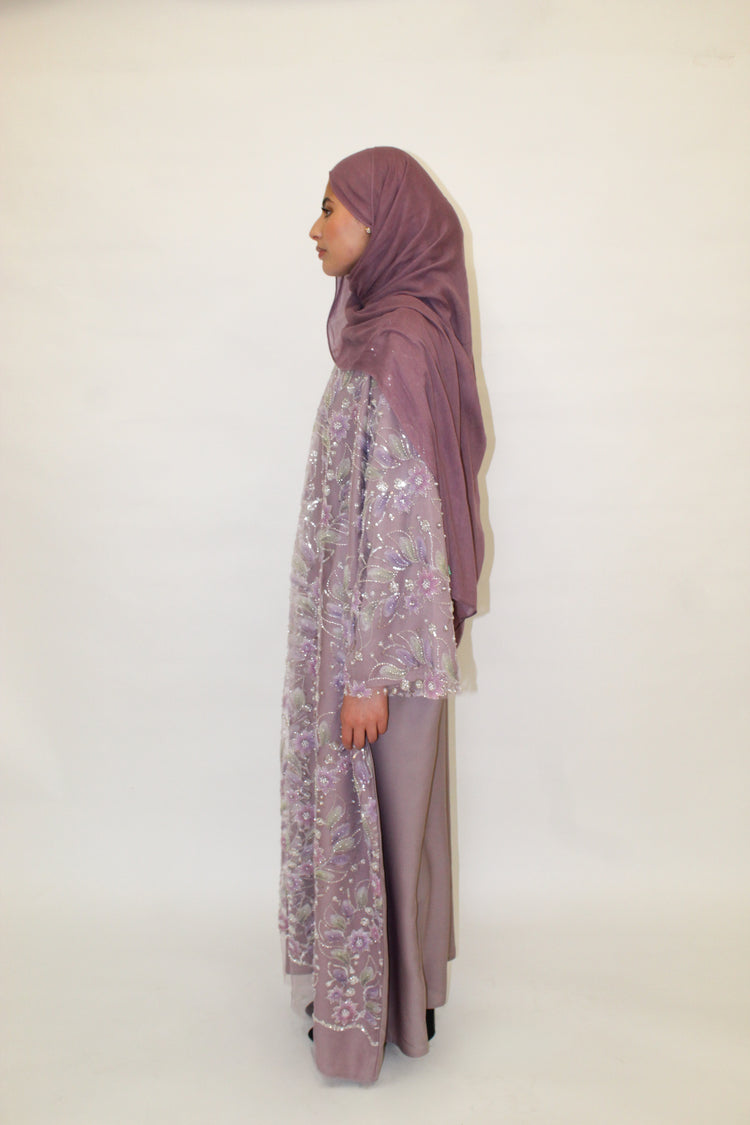 Lavender Lights Abaya
