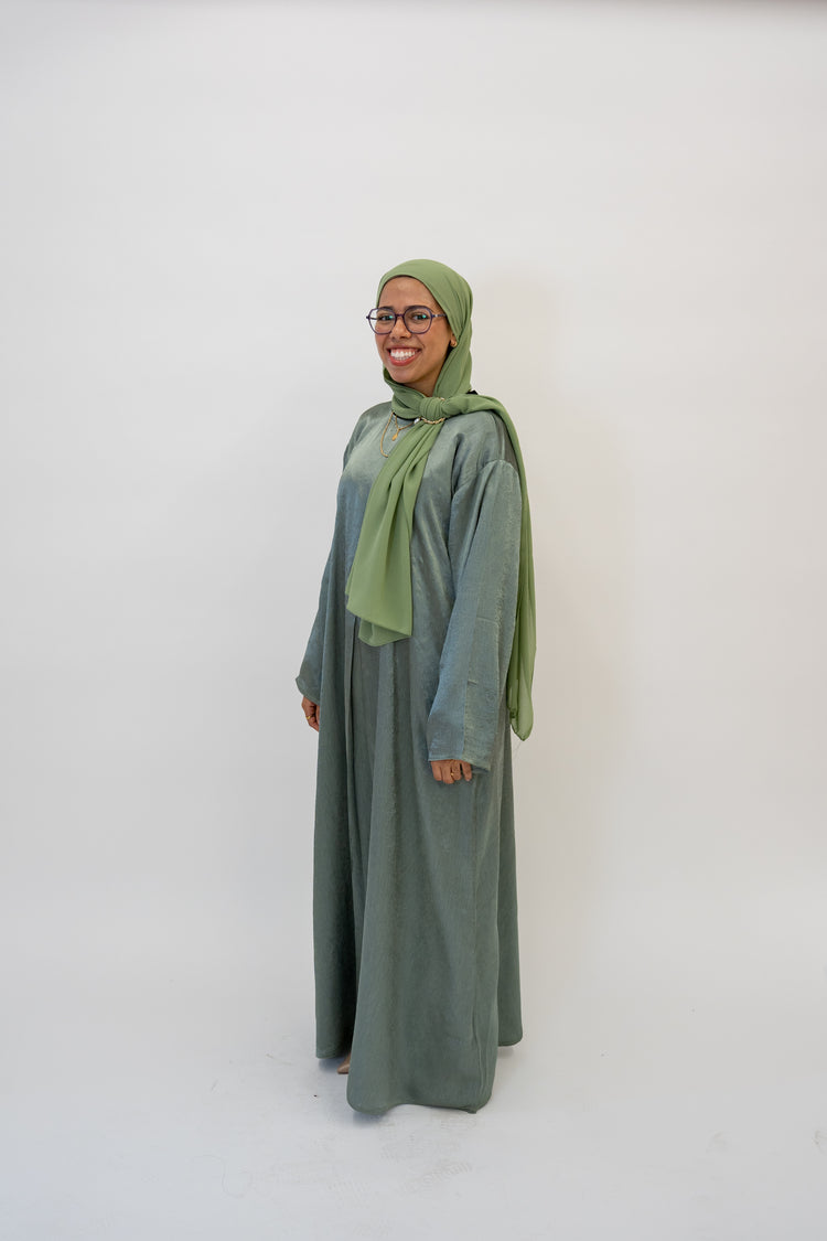 Silk Moss Abaya