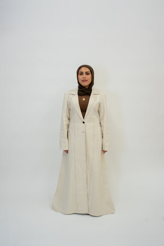 Structured Oat Abaya