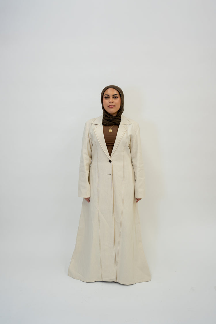 Structured Oat Abaya