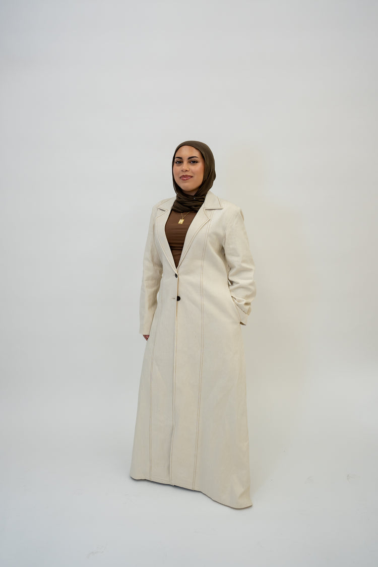 Structured Oat Abaya