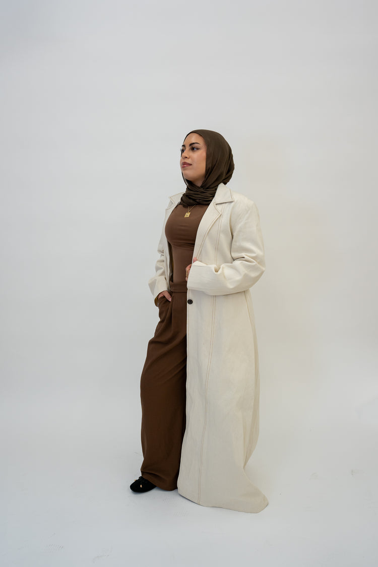 Structured Oat Abaya
